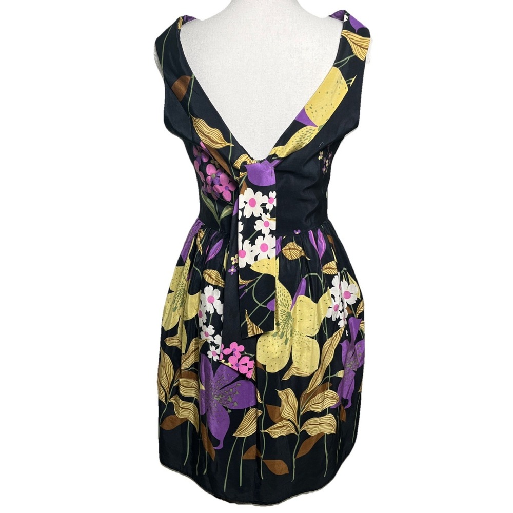 Corey Lynn Calter Women's Size 8 Retro 50's Floral Lined Dress - Picture 6 of 9